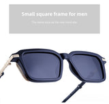 Retro INS Style Steampunk Square Sunglasses
