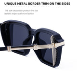 Retro INS Style Steampunk Square Sunglasses