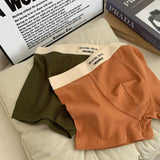 Threaded Contrast Color Men’s Boxer( Set of 04)