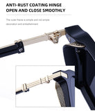 Retro INS Style Steampunk Square Sunglasses
