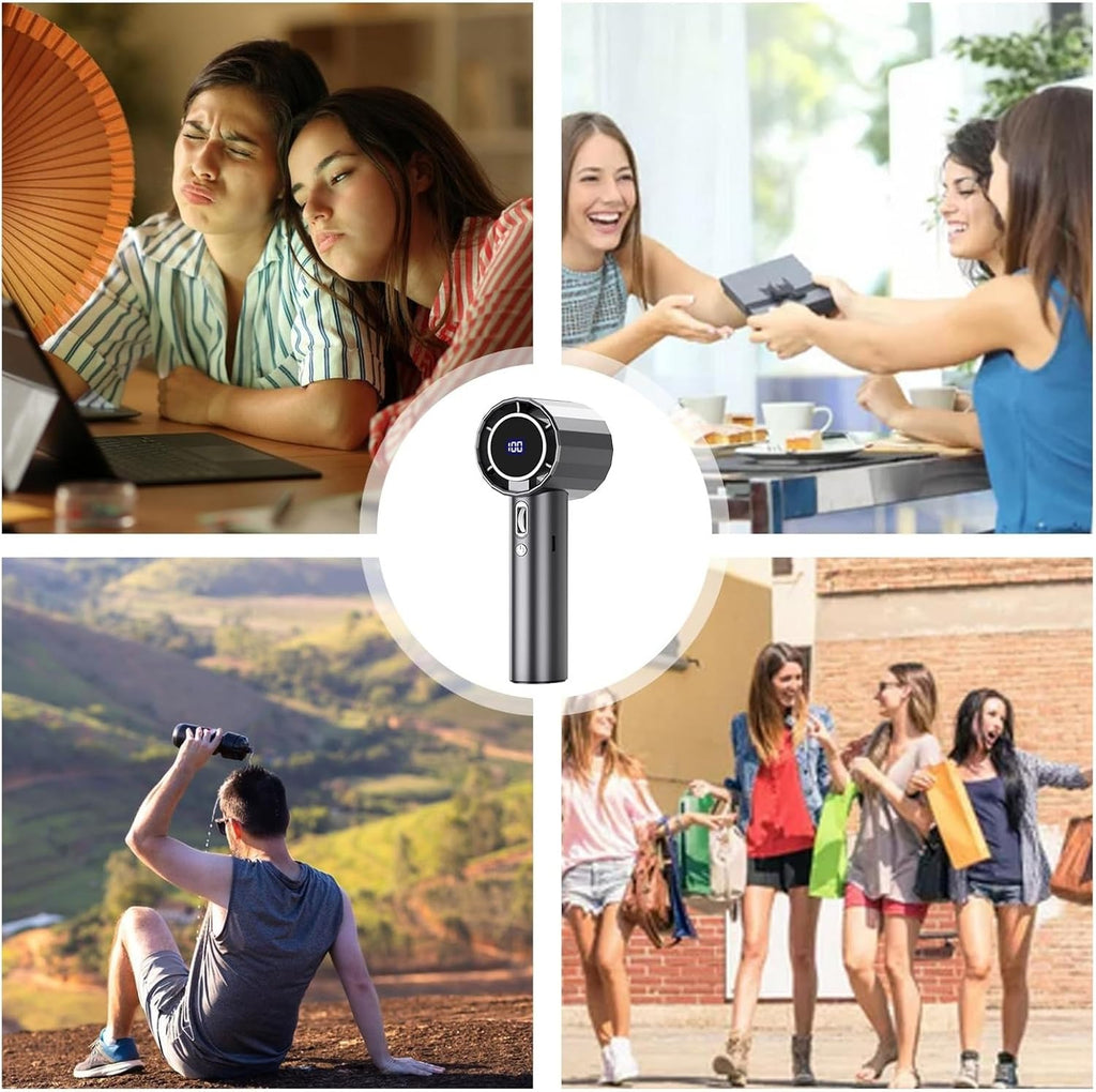 Travel Friendly Handheld Cooling Fan