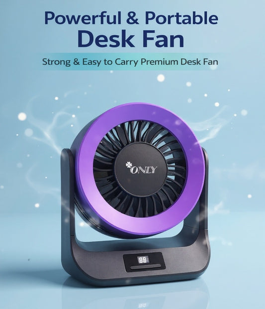High Speed Portable Rechargeable Cooling Fan