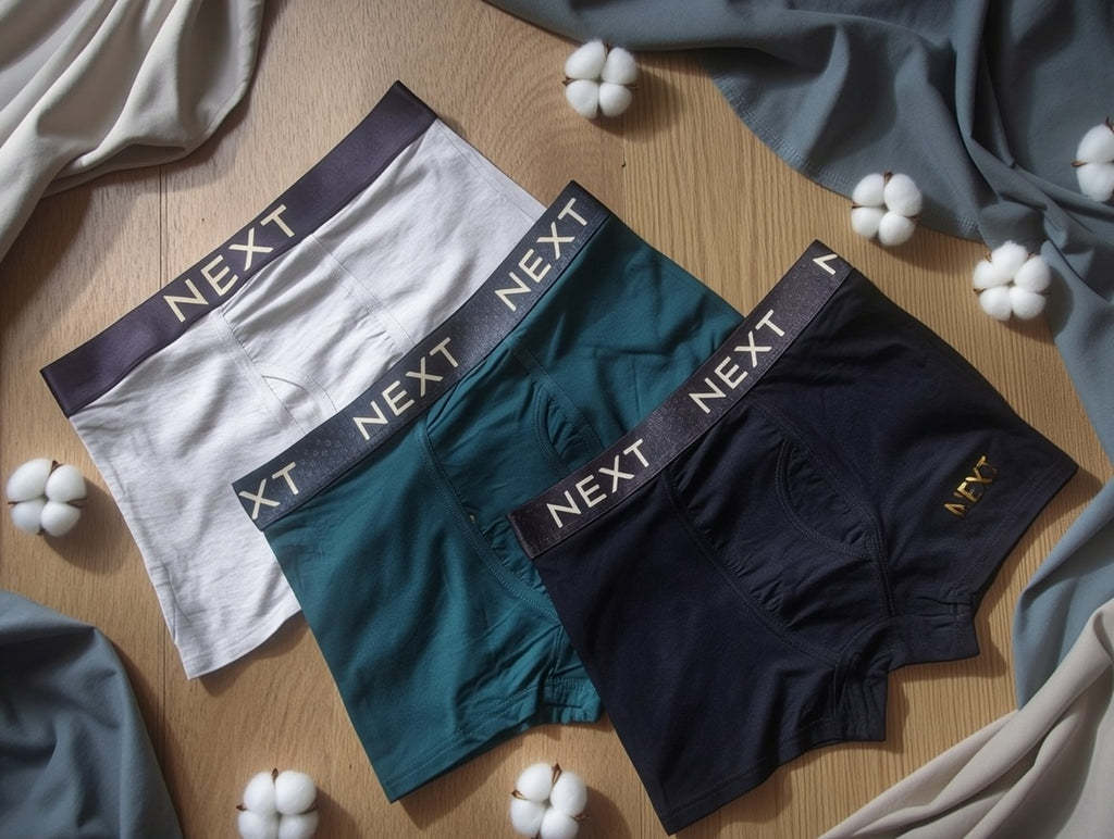 Premium Flexible Fit Men’s Microfiber Boxer Trunks  (Set of 3)