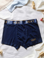 Premium Flexible Fit Men’s Microfiber Boxer Trunks  (Set of 3)