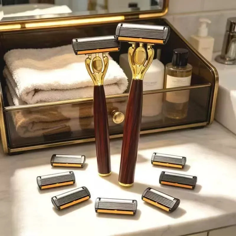 Royal-Edge 6-Layer Premium Shaving Razor with 6 Heads
