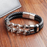 Handmade Multi-Layer Leather Bracelet