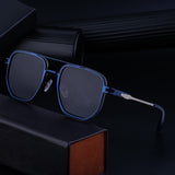Kajira Square Frame Trim Sunglasses
