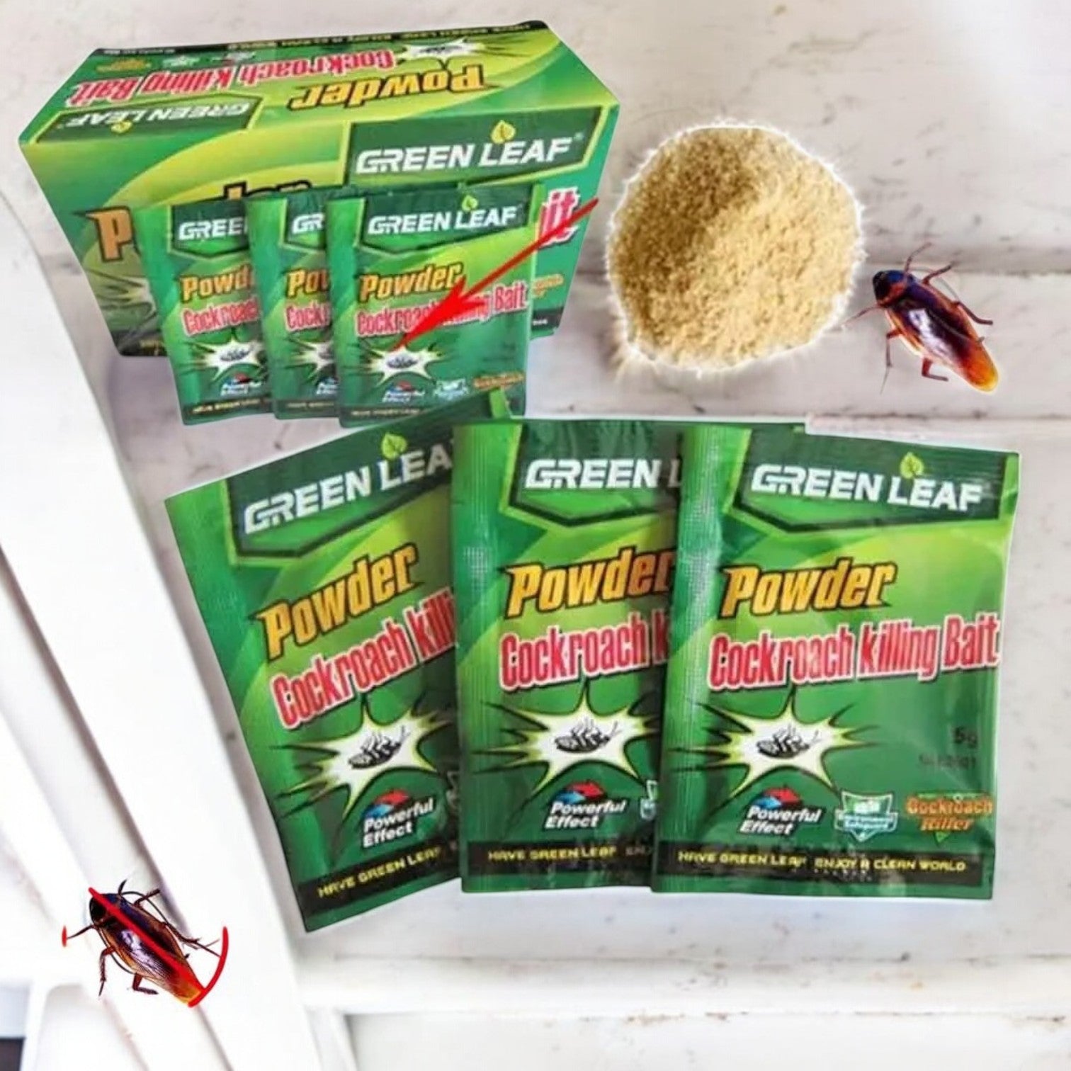 Green Leaf Cockroach Bait Powder