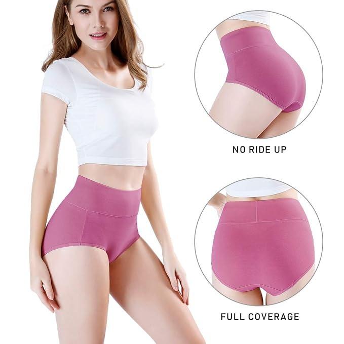 Elegant Floral Soft Fit Panty ( Set of 3 ) Free Size