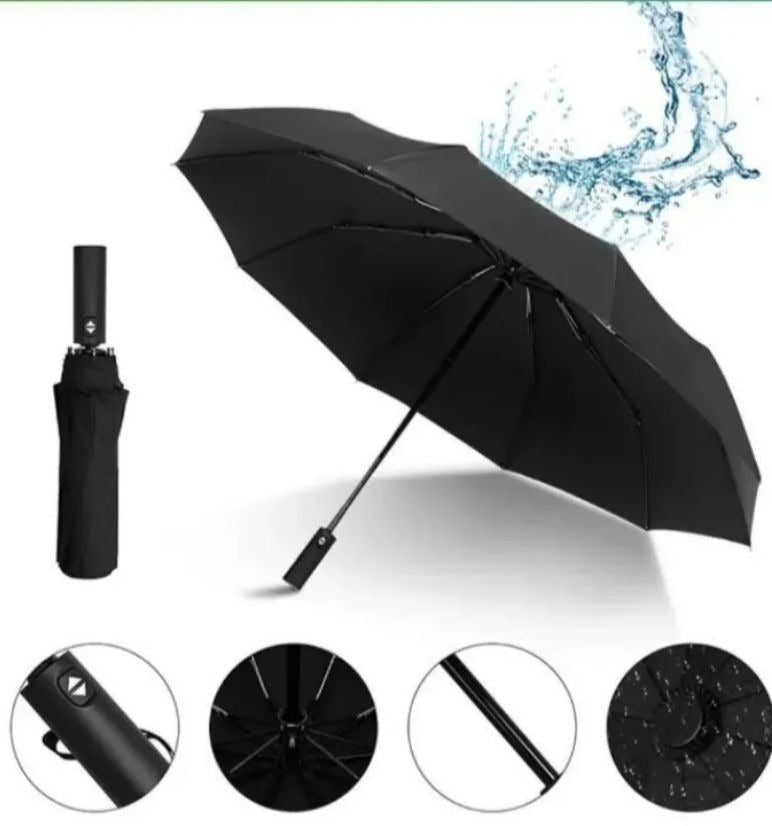 Strong Windproof 16 Ribs Auto Umbrella