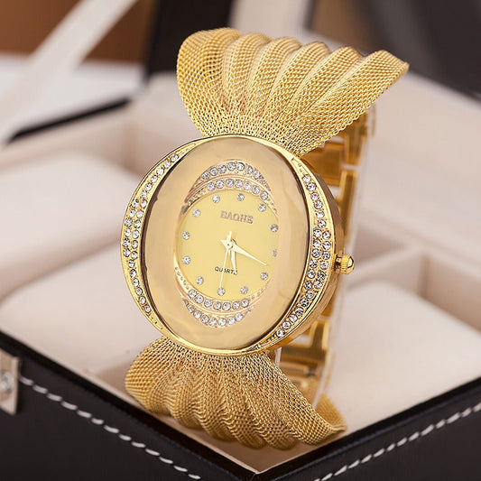 Women’s Elegant Mesh Bracelet Watch