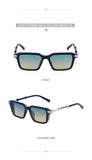 Retro INS Style Steampunk Square Sunglasses