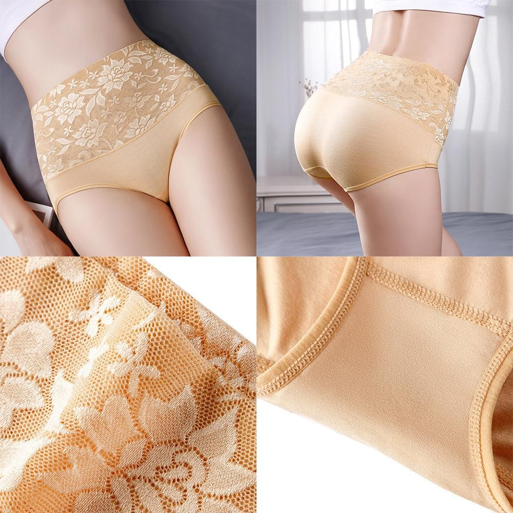 Elegant Floral Soft Fit Panty ( Set of 3 ) Free Size