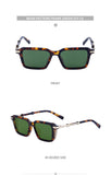 Retro INS Style Steampunk Square Sunglasses