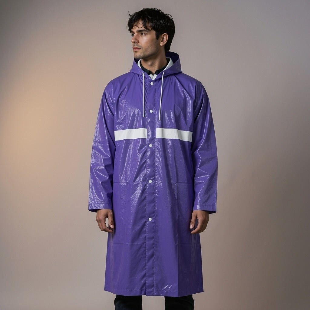 Long Fit Premium  Rubber Raincoat