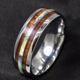 Men’s Rose Gold Wooden Finger Ring