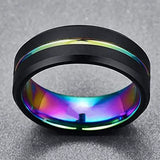 Multicolor Titanium Steel Finger Ring