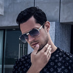 Sporty Edge Punk Style UV Glasses