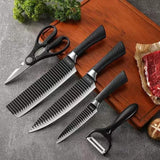 6 in 1 Premium Stainless Steel Knife Set
