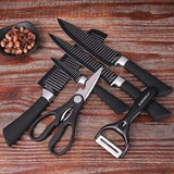 6 in 1 Premium Stainless Steel Knife Set