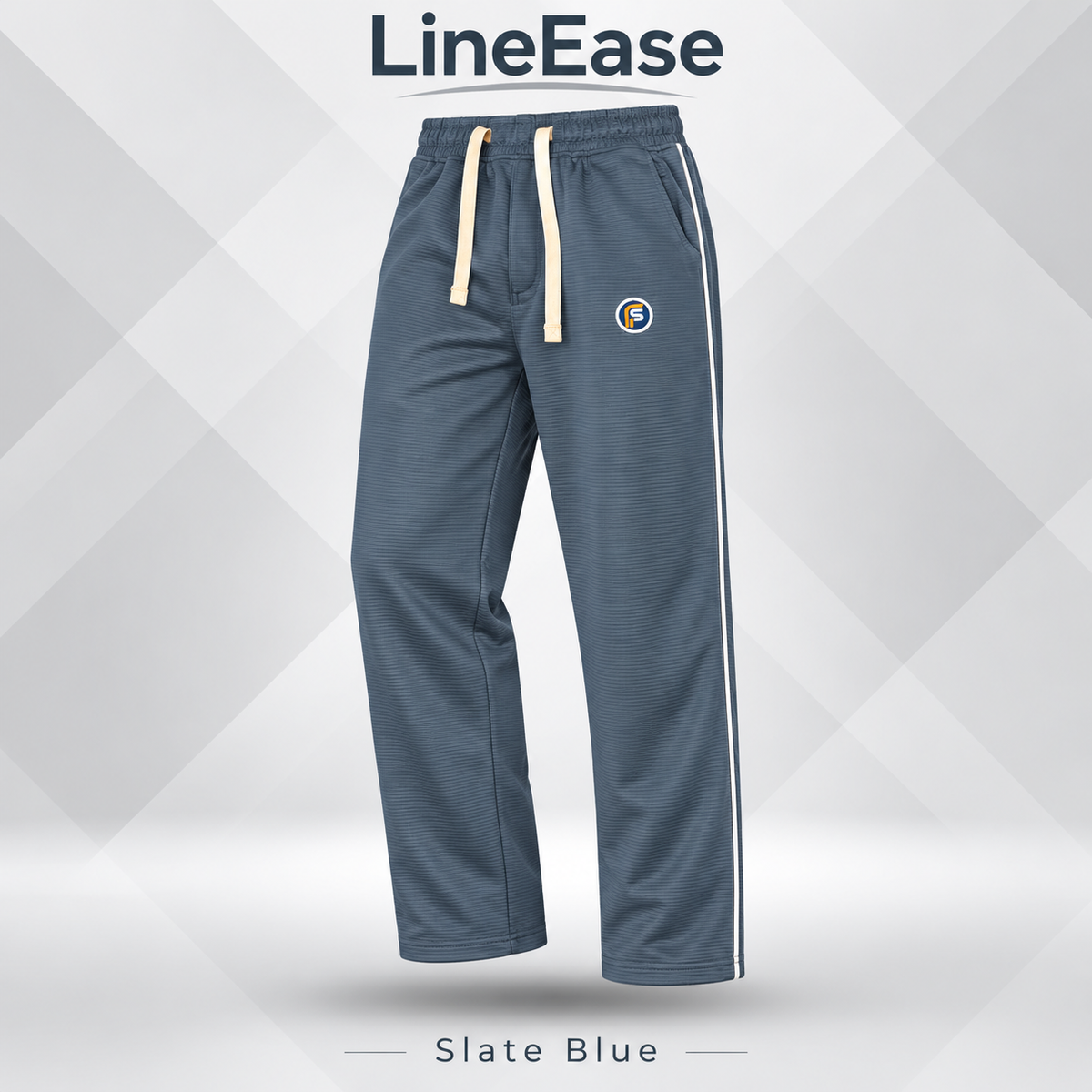 LineEase Slate Blue floating hero thin white piping