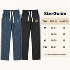 TrioEase 3-piece combo size guide M to 2XL