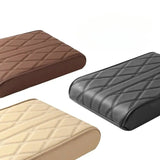 PU Leather lattice Pattern Embroider Car Hand Support