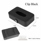 Leather Type Car Sun Visor Tissue Box Holder