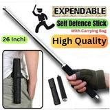 Metal Extendable Self-Defense Stick with Bag