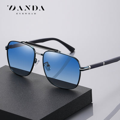 Polarized Metal Large Frame Sunglass for Men