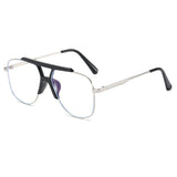 Ultralight Metal Anti-blue Light Flat Glasses