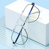 Ultralight Metal Anti-blue Light Flat Glasses