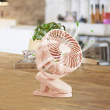 3 Speed Adjustable Mini Clamp Desk Fan