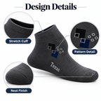 Texas socks pattern and cuff design details