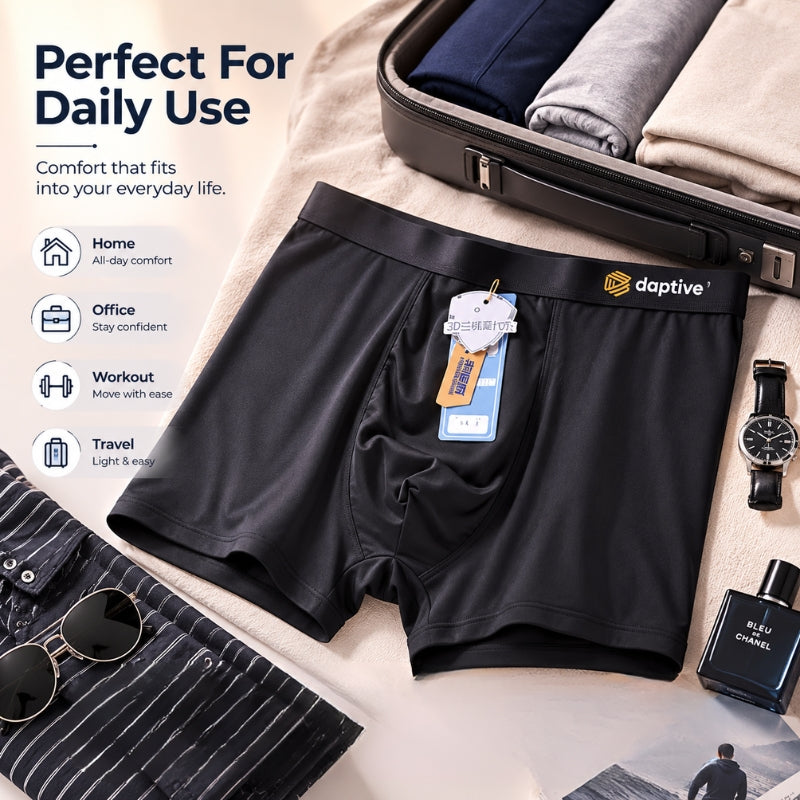 Men’s Luxury Ice Silk Underwear Combo ( set of 05)