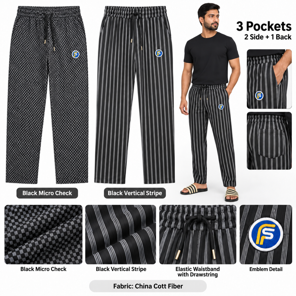 Three pockets: two side pockets and one back pocket
