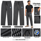 Three pockets: two side pockets and one back pocket
