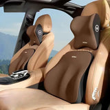 Car Seat Cushion with Butterfly Headrest and Lumbar Support