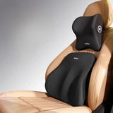 Car Seat Cushion with Butterfly Headrest and Lumbar Support
