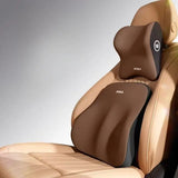 Car Seat Cushion with Butterfly Headrest and Lumbar Support