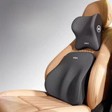Car Seat Cushion with Butterfly Headrest and Lumbar Support