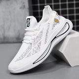 New Breathable Sports Running Shoes-White-41