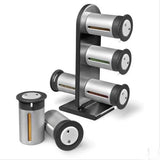 Magnetic Spice Rack Stand with 6pcs Container