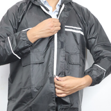 ORBIT Reflective PVC Raincoat (Single Part)