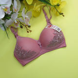 Thin Mold Cup Embroidery Bra