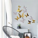 3D Butterfly Wall Sticker ( Set of 3 )