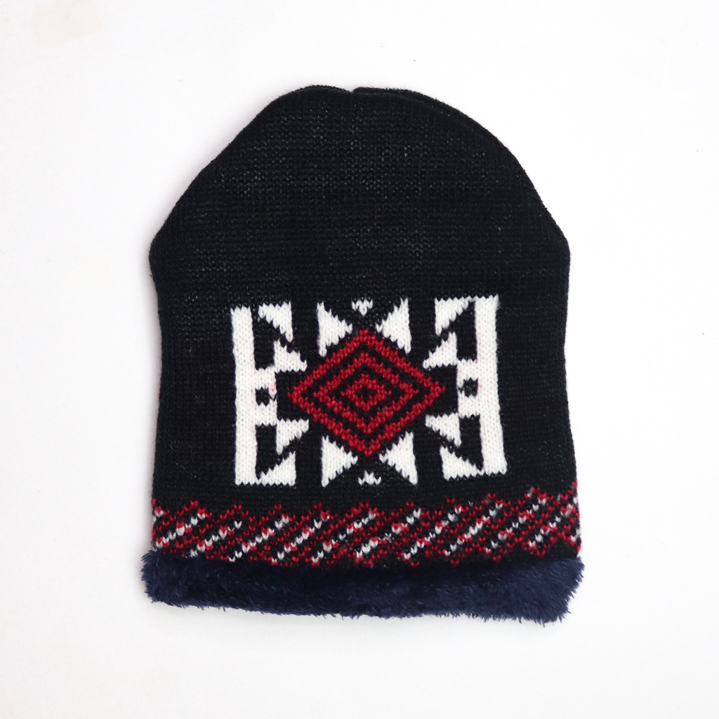 Soft Warm Inner Cashmere Design Beanie