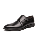 Men's Breathable Brogue Leather Cross Border Formal Shoe