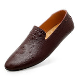 Cowhide Pointed Toe Men's Loafer