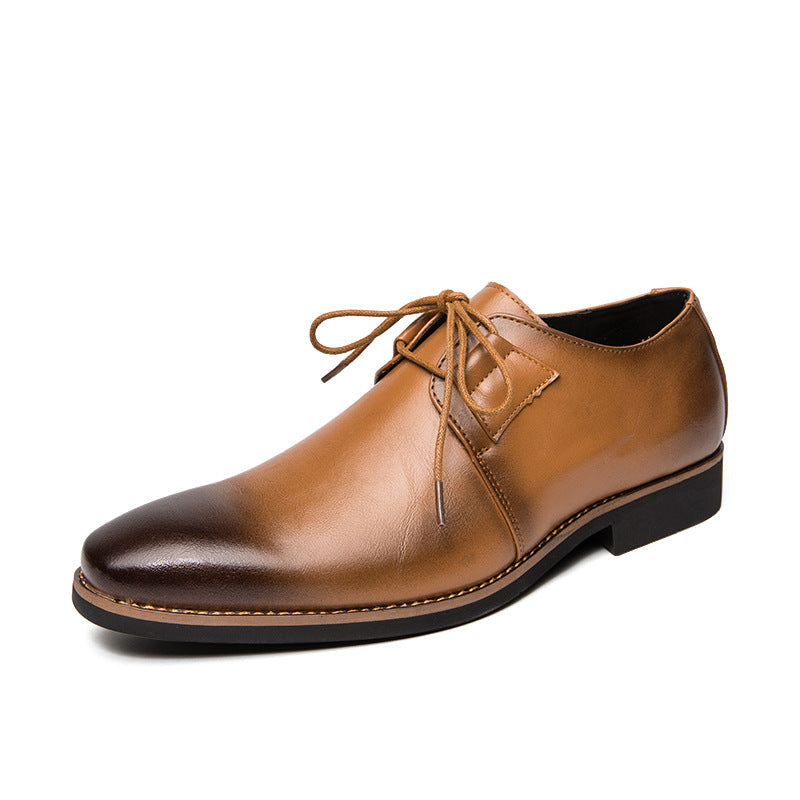Men's British Trend Leather Large Size Formal Shoe